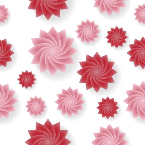 Motif de fleurs sans soudure Vector background