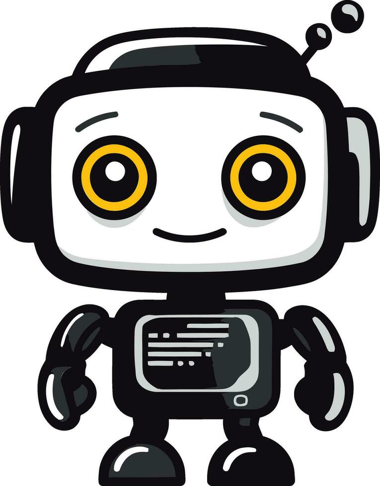 pixel protecteur une élégant mascotte logo cosmique cubot espace âge robot icône conception vecteur