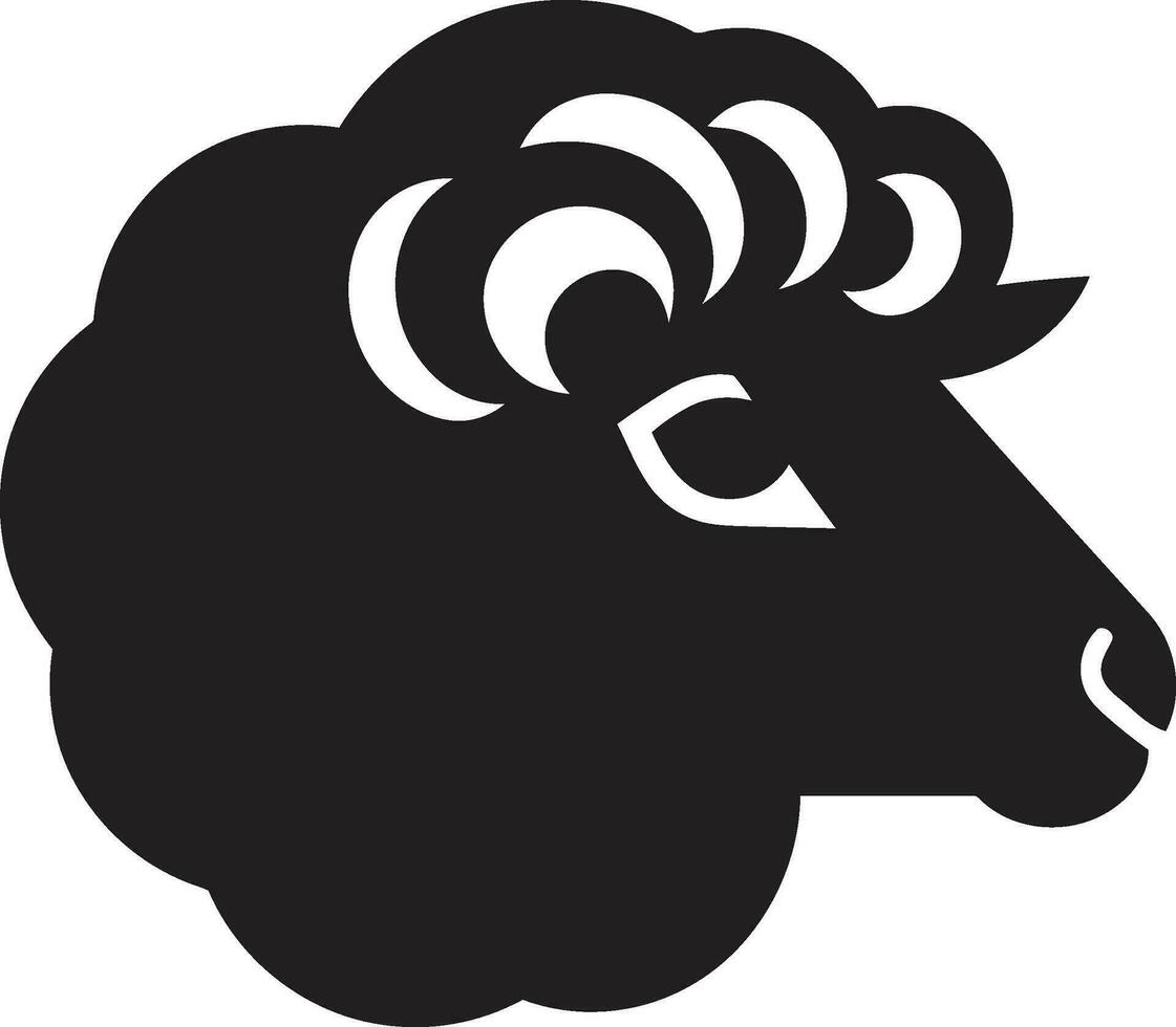 artistique laineux mouton vecteur vision vecteur mouton logo onyx ovin opulence