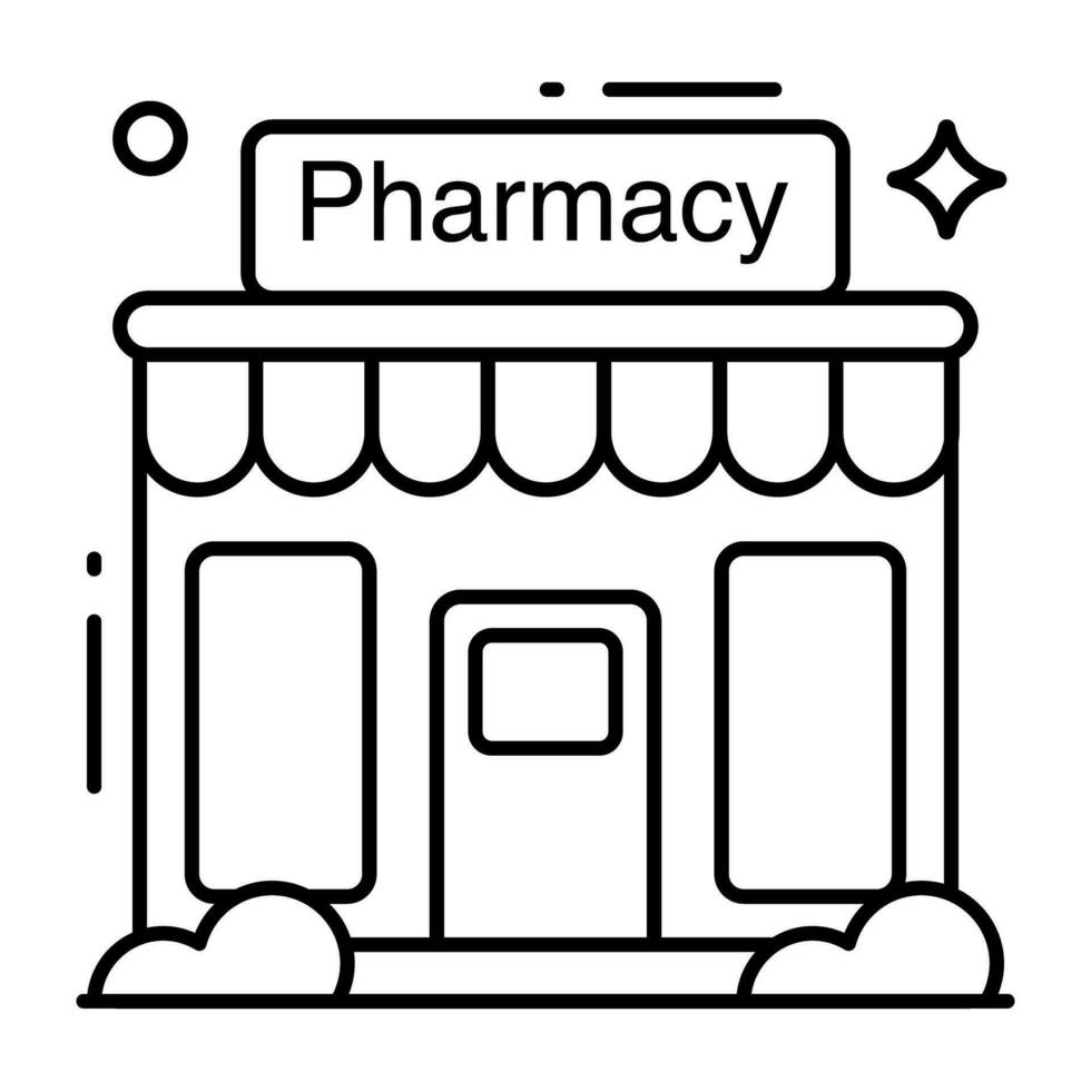 moderne conception icône de pharmacie vecteur