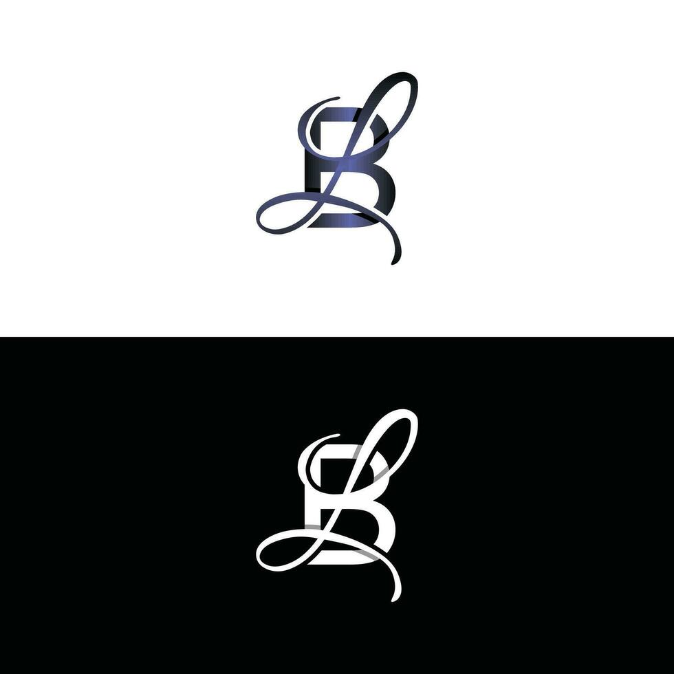 lettre bl luxe moderne monogramme logo vecteur conception, logo initiale vecteur marque élément graphique illustration conception modèle