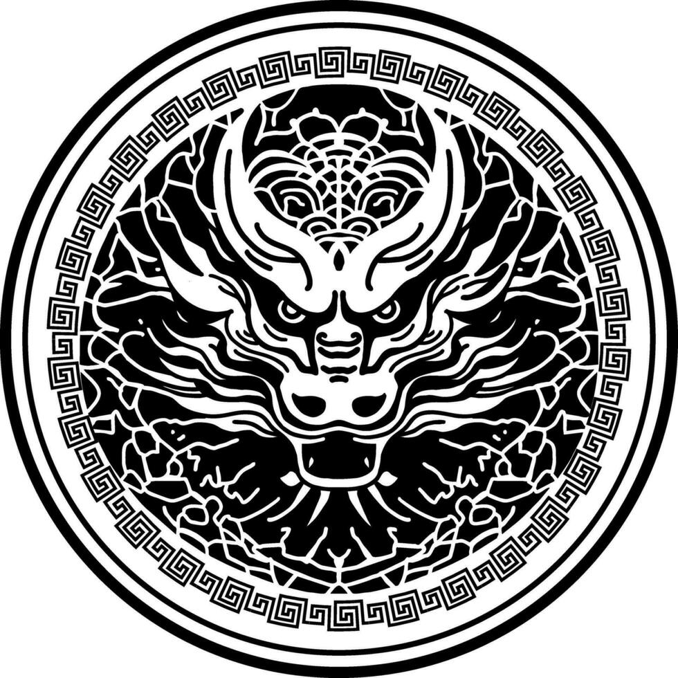 dragon, vecteur dessin, chinois dragon, Nouveau année, content chinois Nouveau année 2024 zodiaque signe, année de le dragon, traditionnel chinois dragon. ensemble de chinois personnage traduire, vecteur