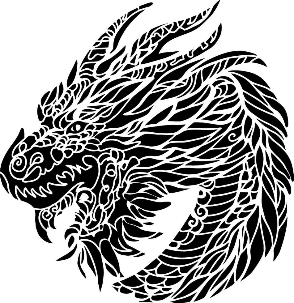 dragon, vecteur dessin, chinois dragon, Nouveau année, content chinois Nouveau année 2024 zodiaque signe, année de le traditionnel chinois dragon. ensemble de chinois personnage traduire dragon, vecteur