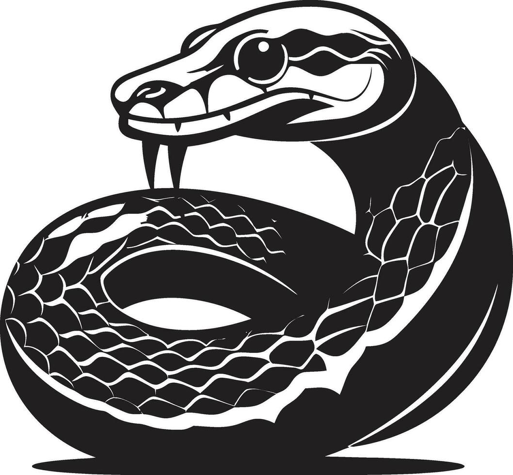 le python Toile artistique expression avec code pixel la perfection python vecteur illustration conseils