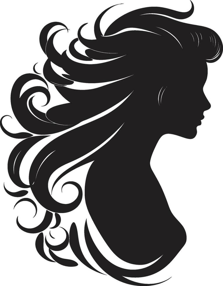 charme dans action une vecteur illustration de une cheveux styliste dans mouvement élever le expérience une vecteur illustration de une élégant salon décor