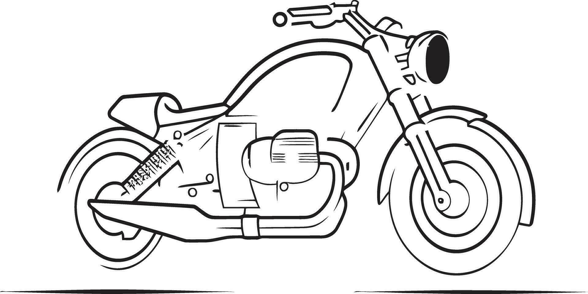 vectorisé aventures explorant le monde de motocyclettes conception la vitesse moto vecteur des illustrations