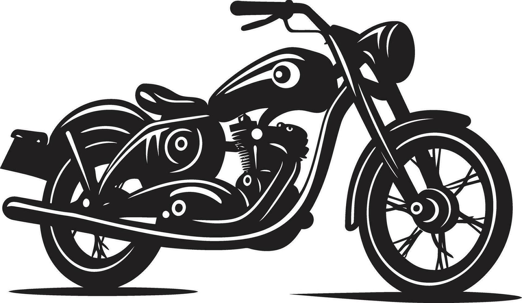 ciselure aventure moto vecteur art vecteur motocyclettes dans mouvement dynamique des illustrations