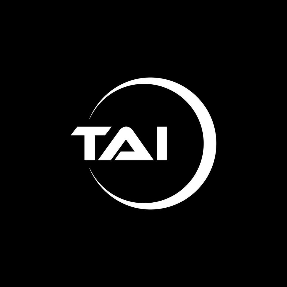 tai lettre logo conception, inspiration pour une unique identité. moderne élégance et Créatif conception. filigrane votre Succès avec le frappant cette logo. vecteur