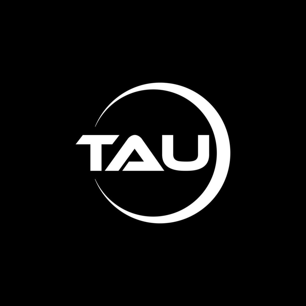 tau lettre logo conception, inspiration pour une unique identité. moderne élégance et Créatif conception. filigrane votre Succès avec le frappant cette logo. vecteur