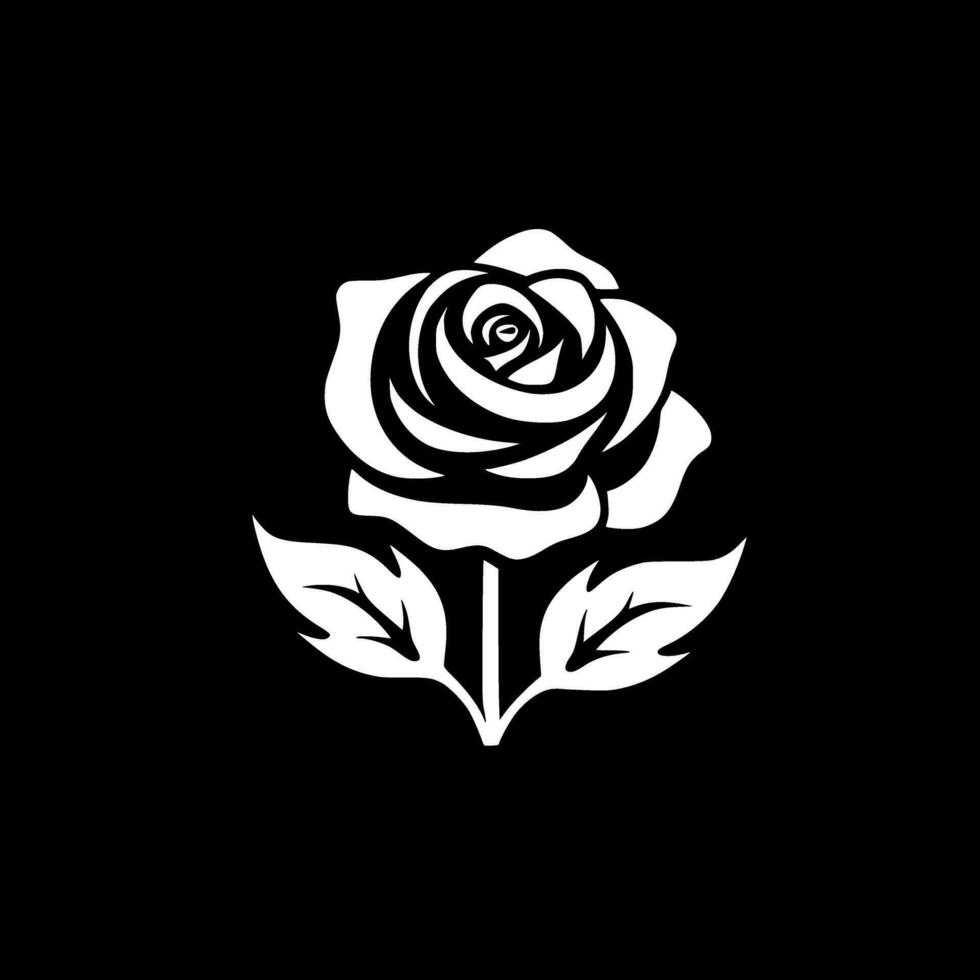 des roses, minimaliste et Facile silhouette - vecteur illustration