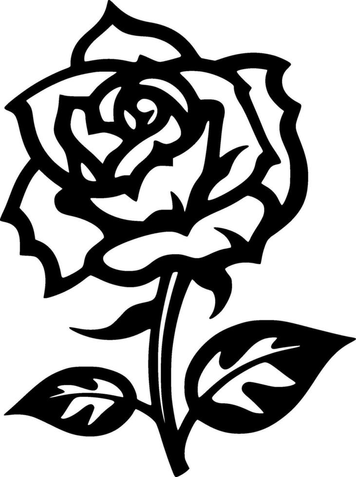 Rose - haute qualité vecteur logo - vecteur illustration idéal pour T-shirt graphique