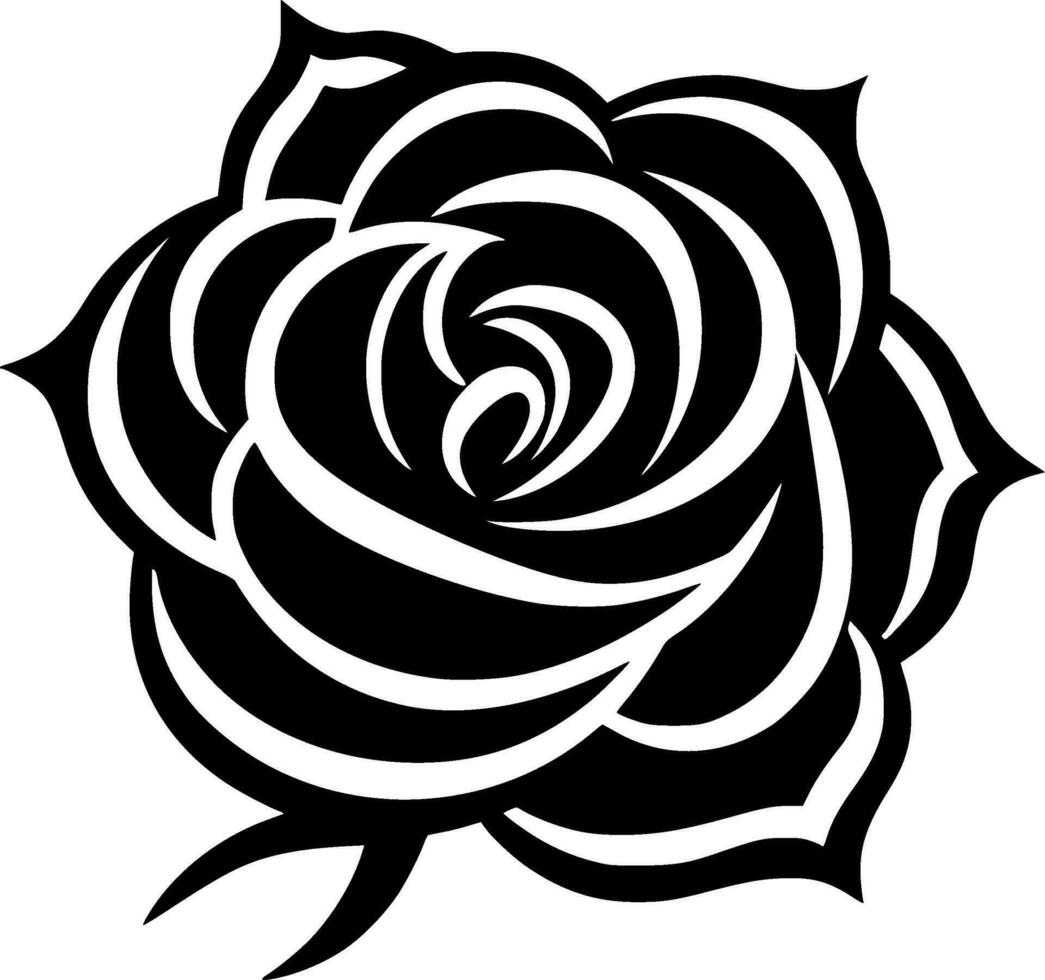 Rose - haute qualité vecteur logo - vecteur illustration idéal pour T-shirt graphique