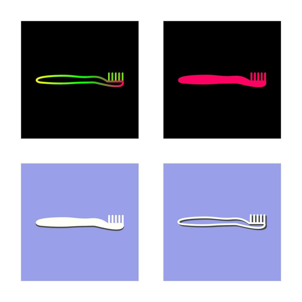 icône de vecteur de brosse à dents