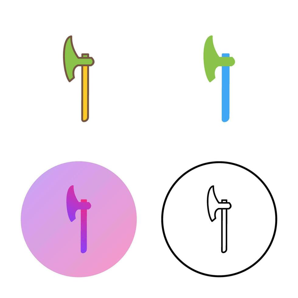 icône de vecteur de hache unique