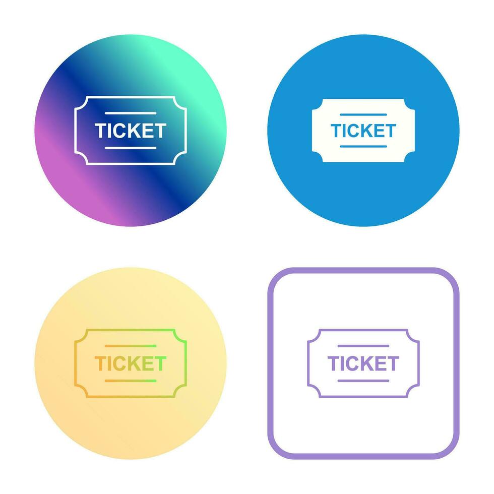 icône de vecteur de billets