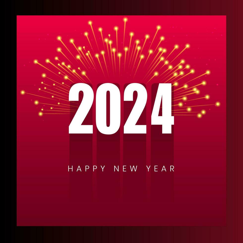 bonne année 2024 vecteur