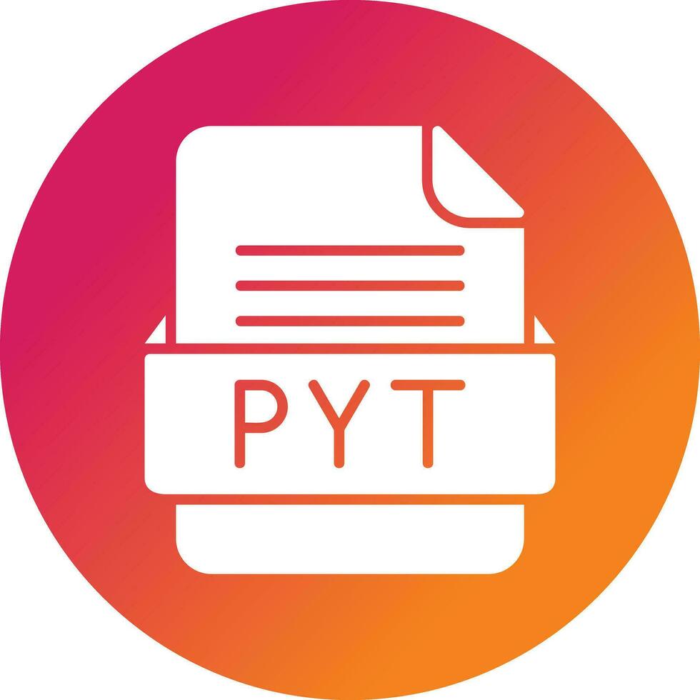 pyt fichier format vecteur icône