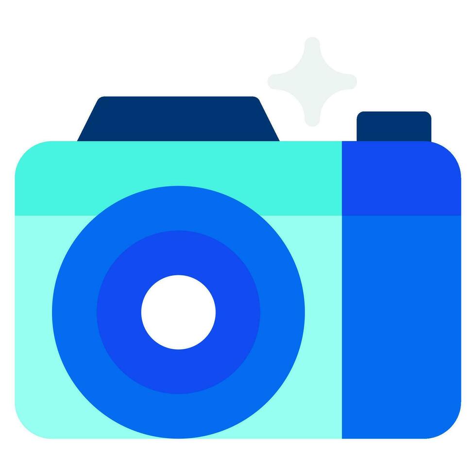 caméra icône pour la toile, uiux, infographie, etc vecteur
