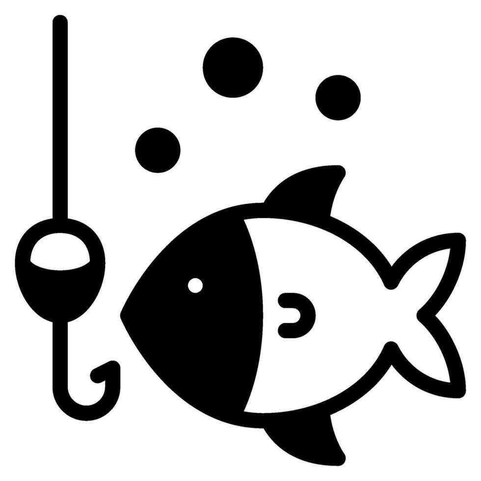 pêche icône illustration, pour uiux, infographie, etc vecteur