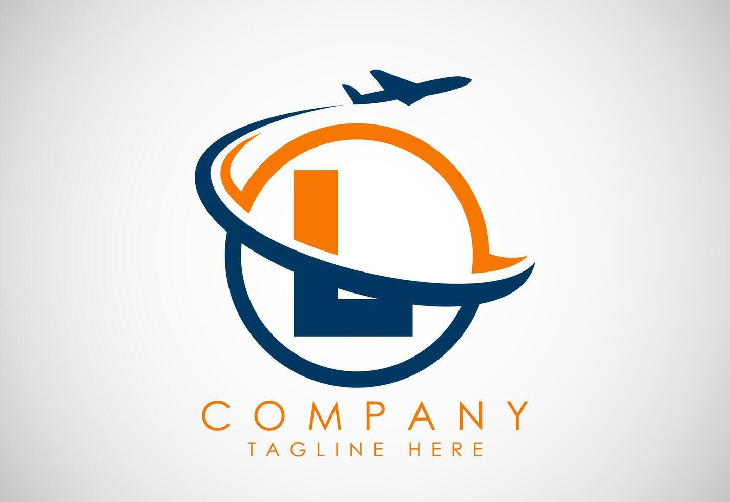 initiale alphabet l avec avion. Voyage Icônes. aviation logo signe, en volant symbole. vol icône vecteur