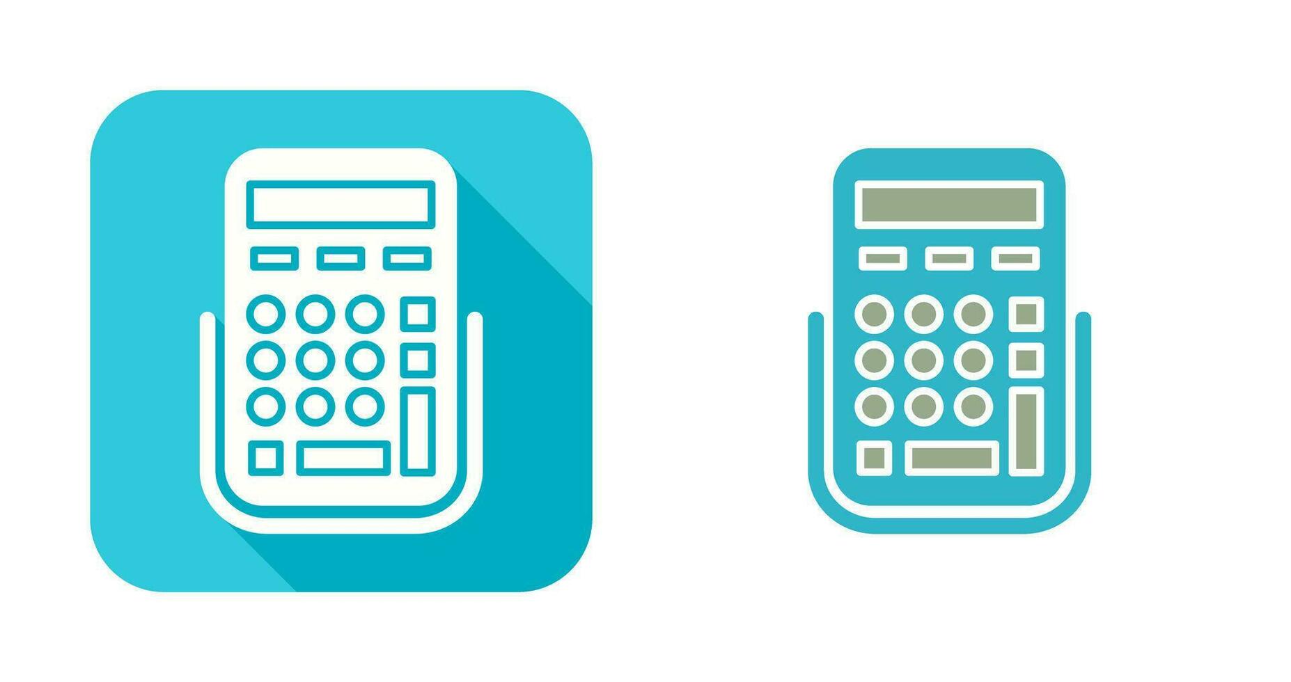 icône de vecteur de calculatrice