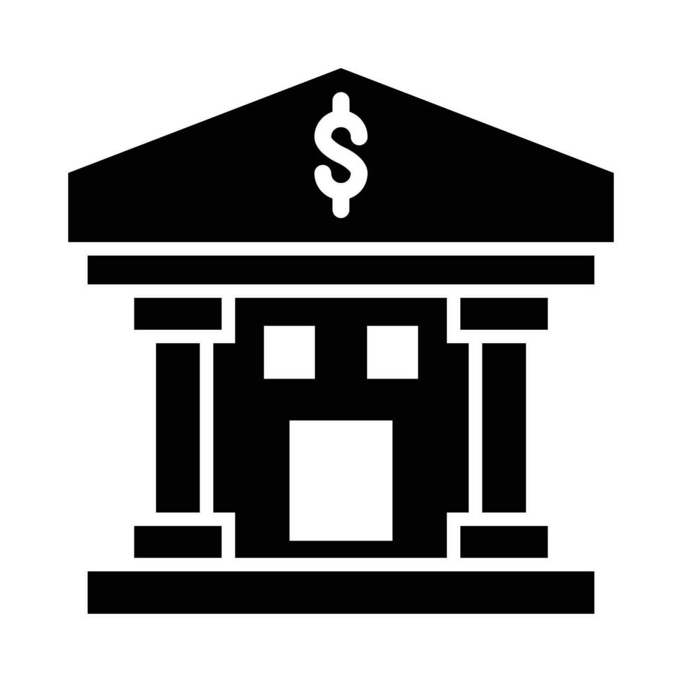 banque vecteur glyphe icône pour personnel et commercial utiliser.