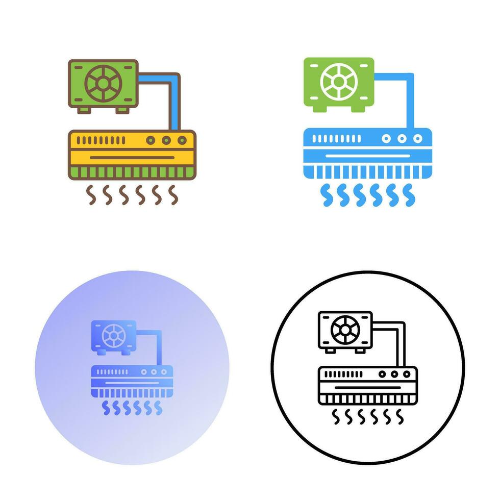 icône de vecteur de climatiseur