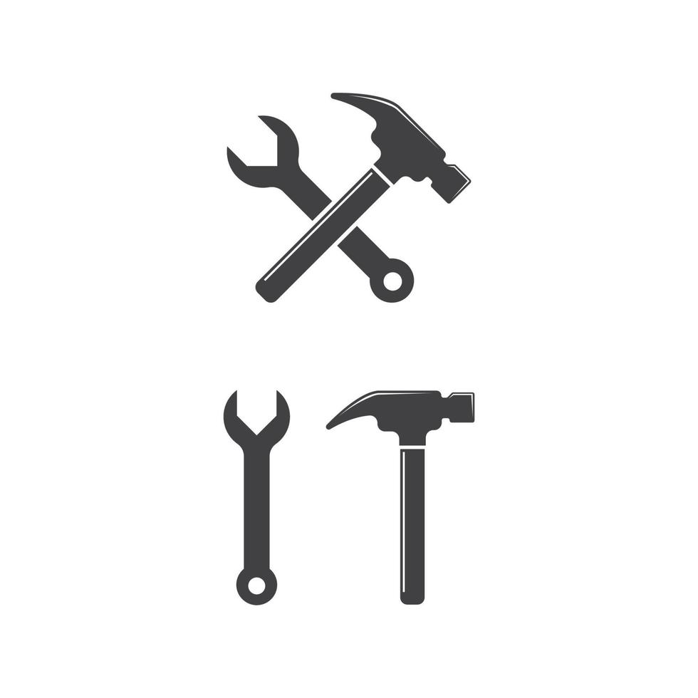 illustration de conception d'icône de vecteur d'outil