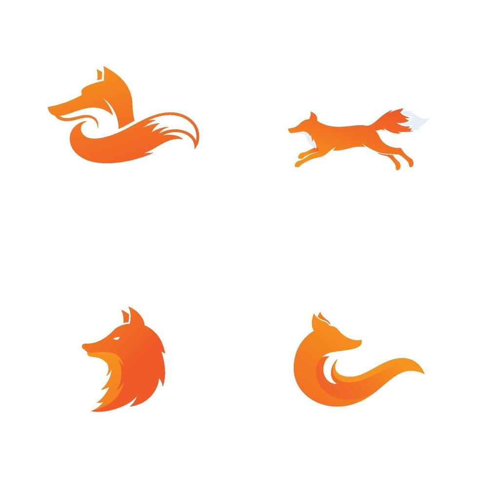 icône d'illustration vectorielle renard vecteur