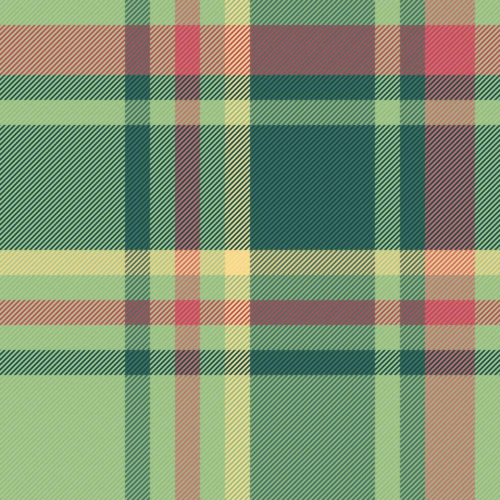 plaid sans couture textile de vecteur en tissu Contexte avec une vérifier tartan modèle texture.