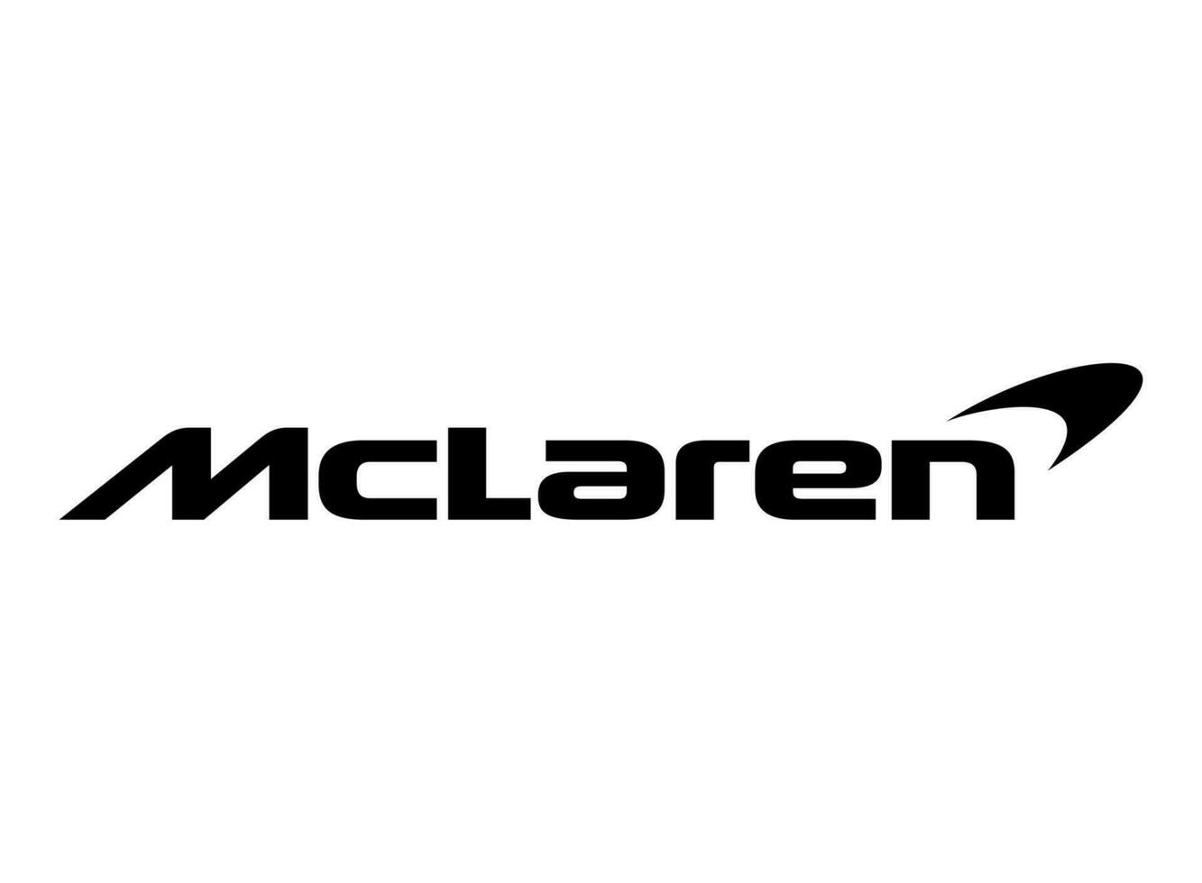 McLaren voiture logo vecteur illustration