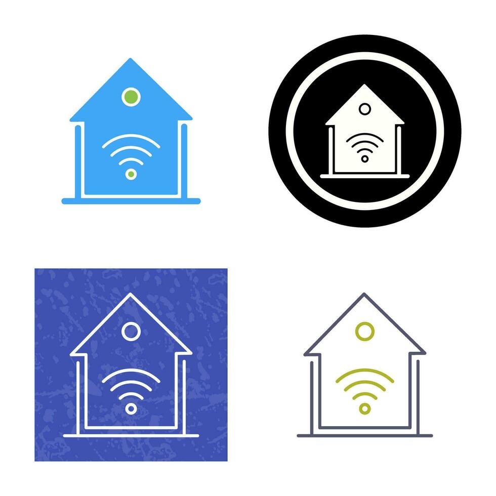 icône de vecteur de maison intelligente