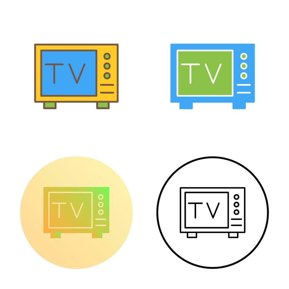 icône de vecteur de télévision