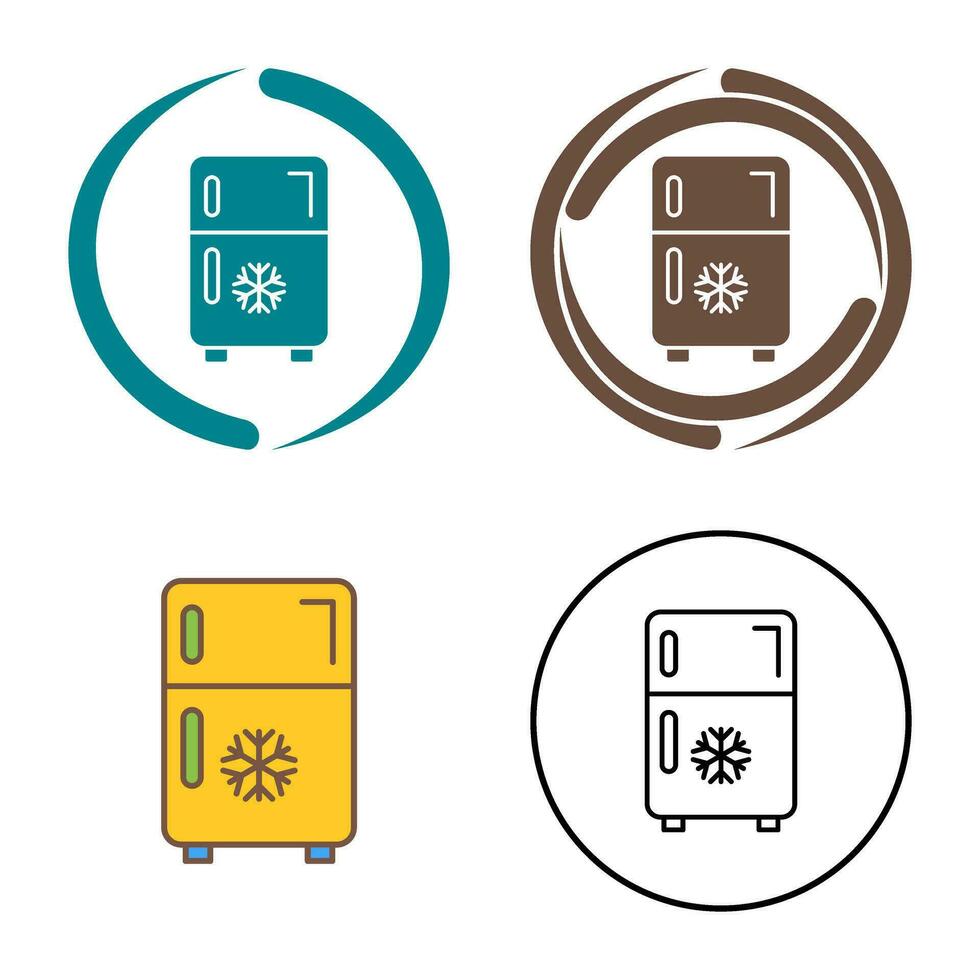 icône de vecteur de réfrigérateur
