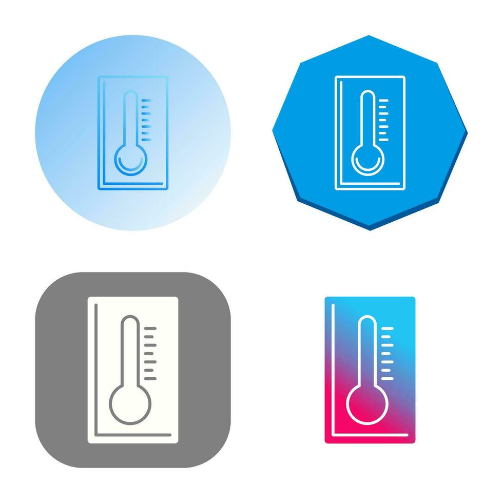 icône de vecteur de thermomètre