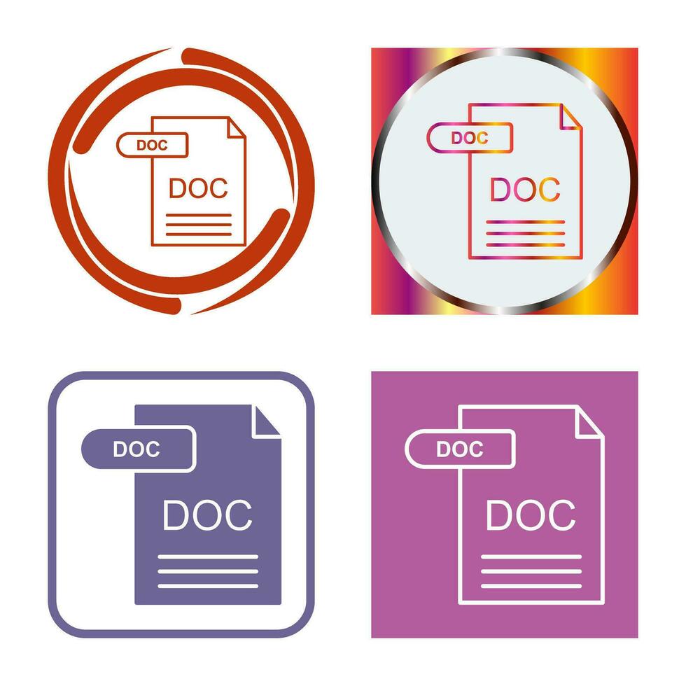 icône de vecteur de document