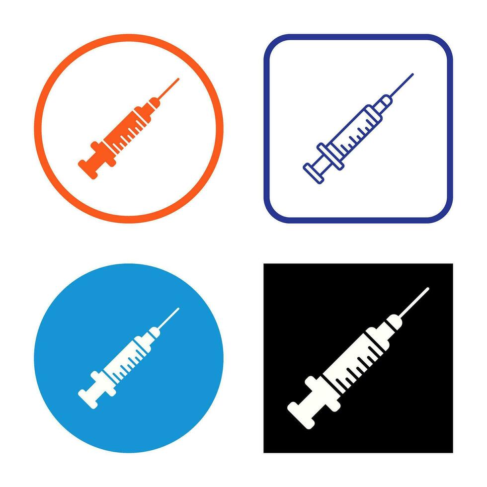 icône de vecteur de seringue
