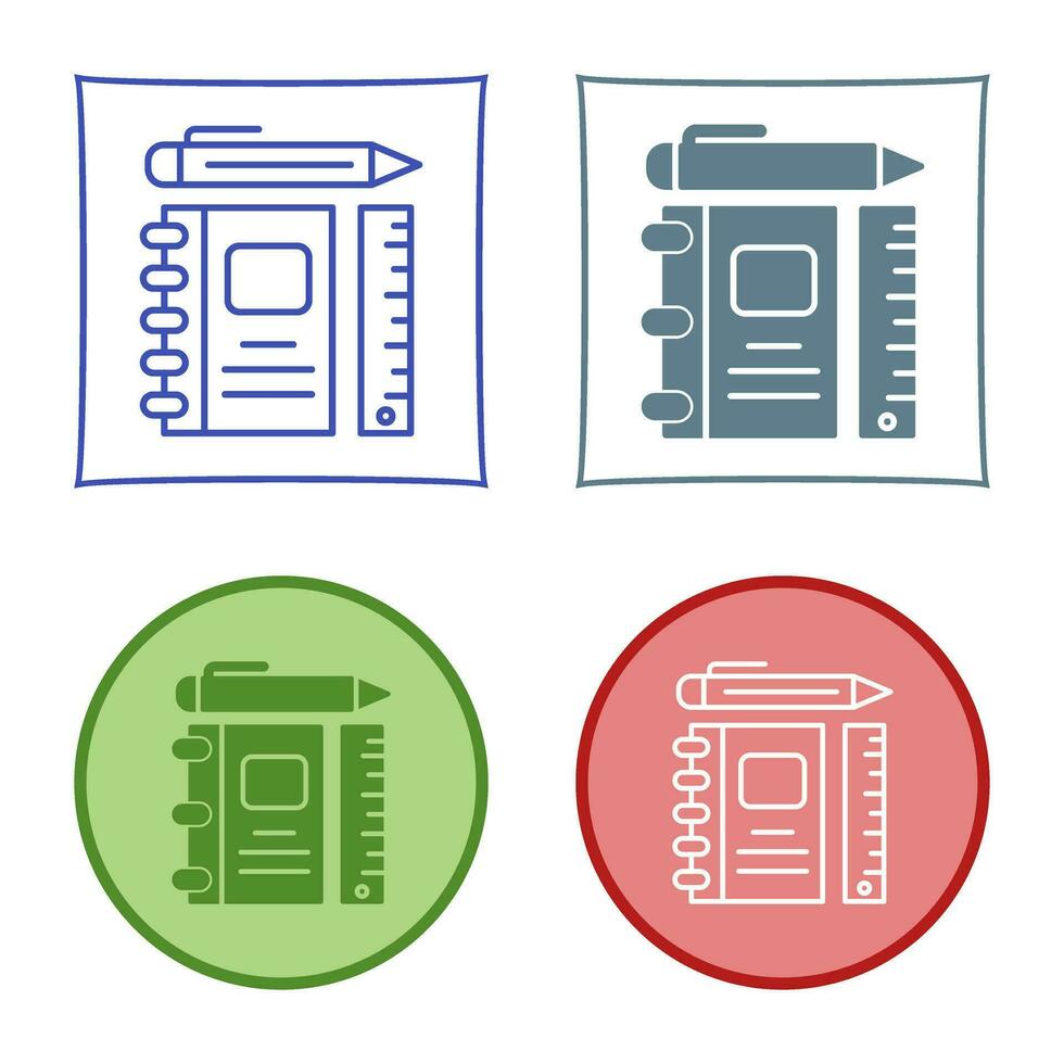 icône de vecteur d'outils d'apprentissage