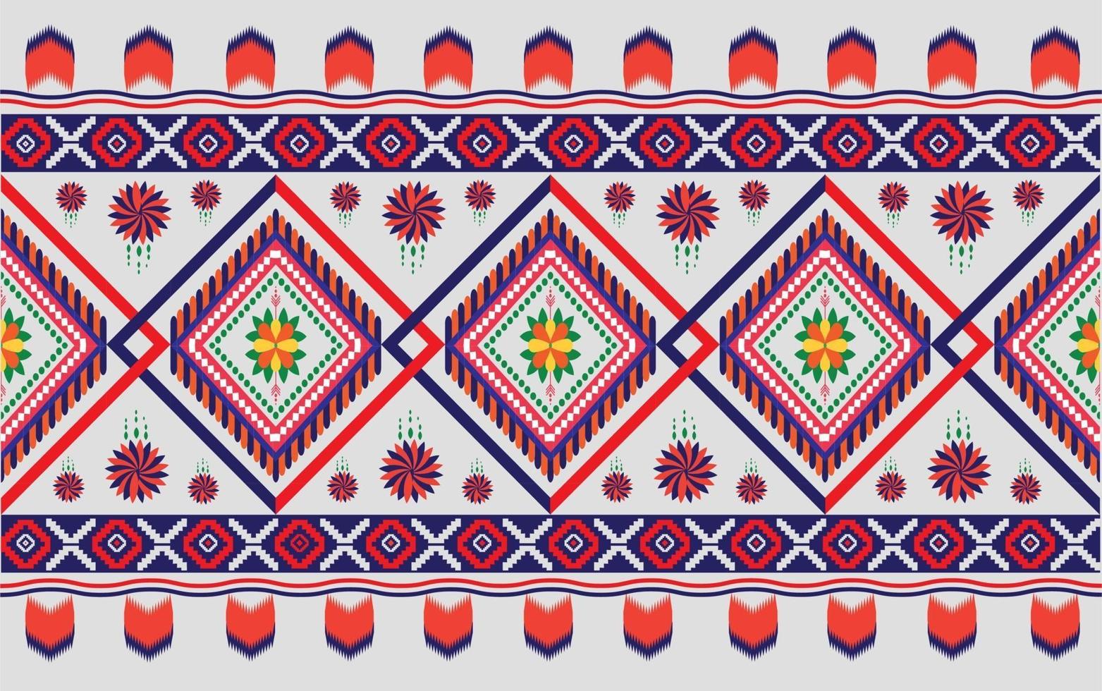 design de fond traditionnel motif ethnique vecteur