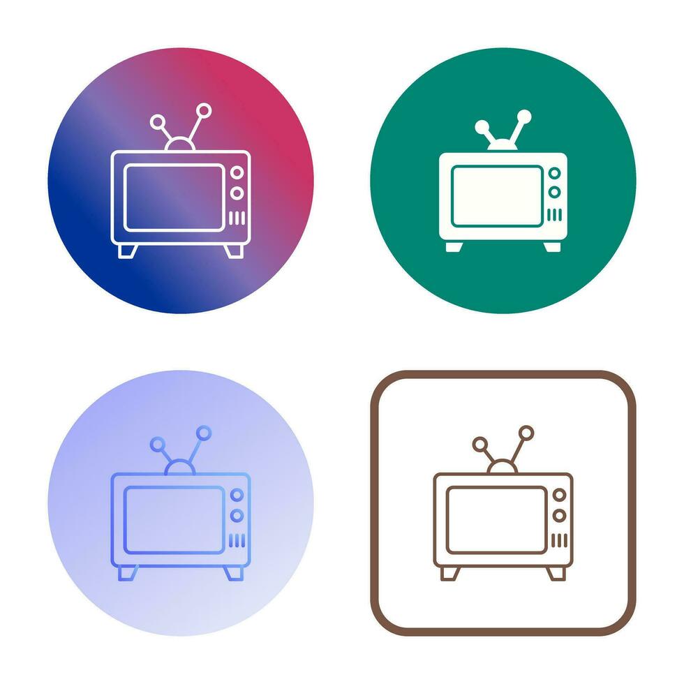 icône de vecteur de télévision