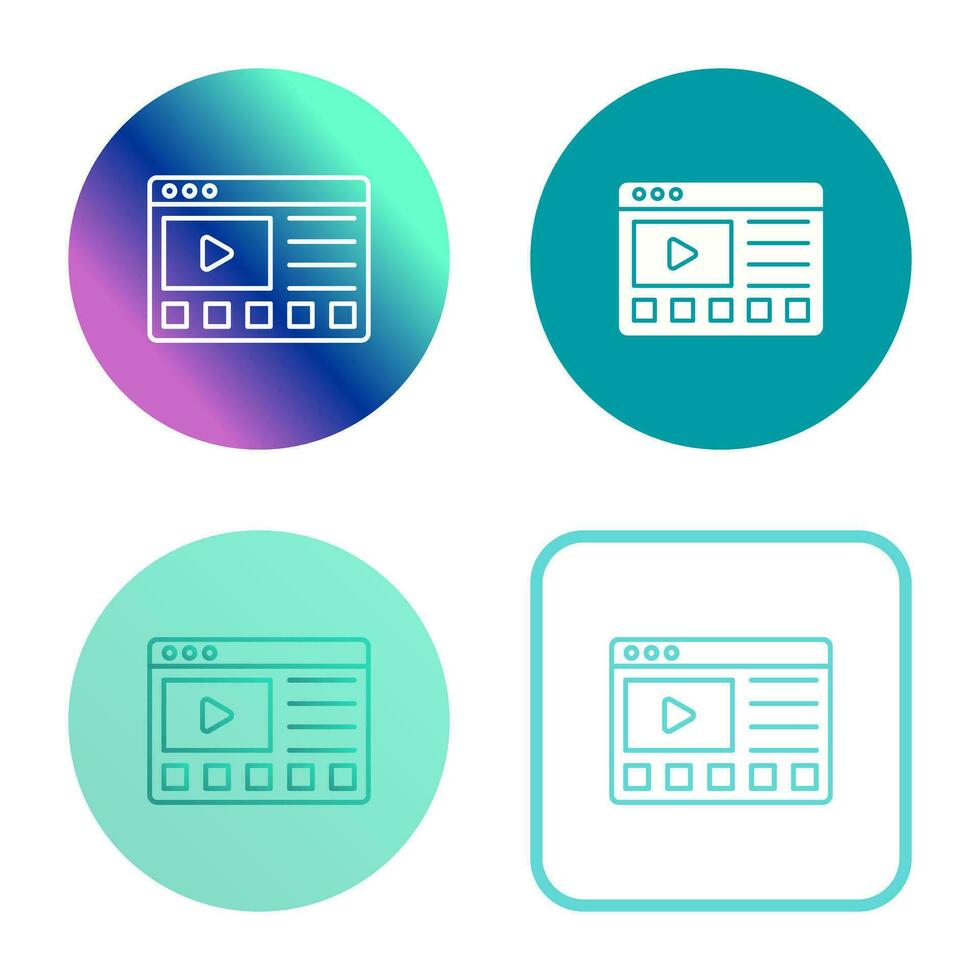 icône de vecteur de tutoriels en ligne