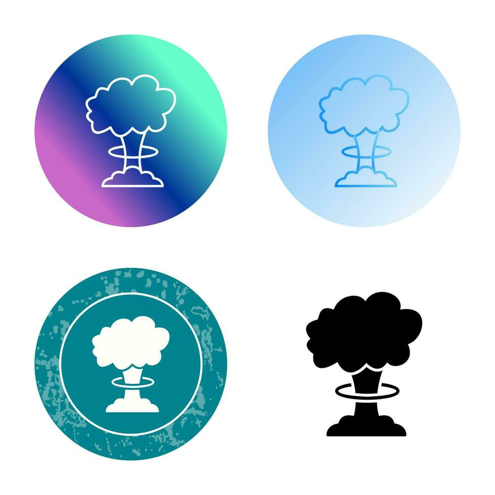 icône de vecteur d'explosion de bombe unique