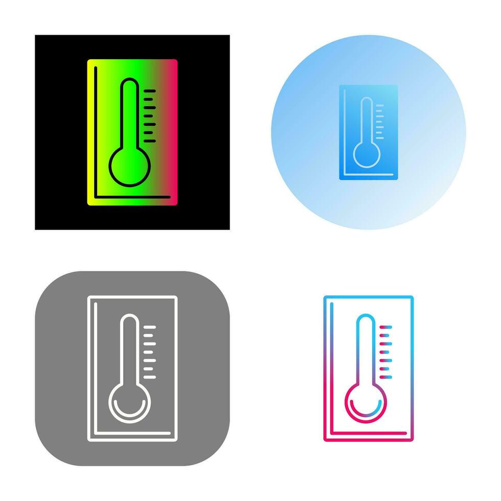 icône de vecteur de thermomètre