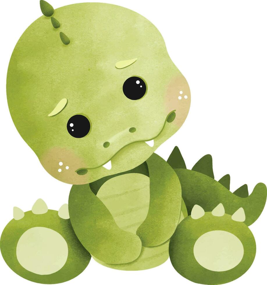 mignonne dessin animé crocodile illustration vecteur