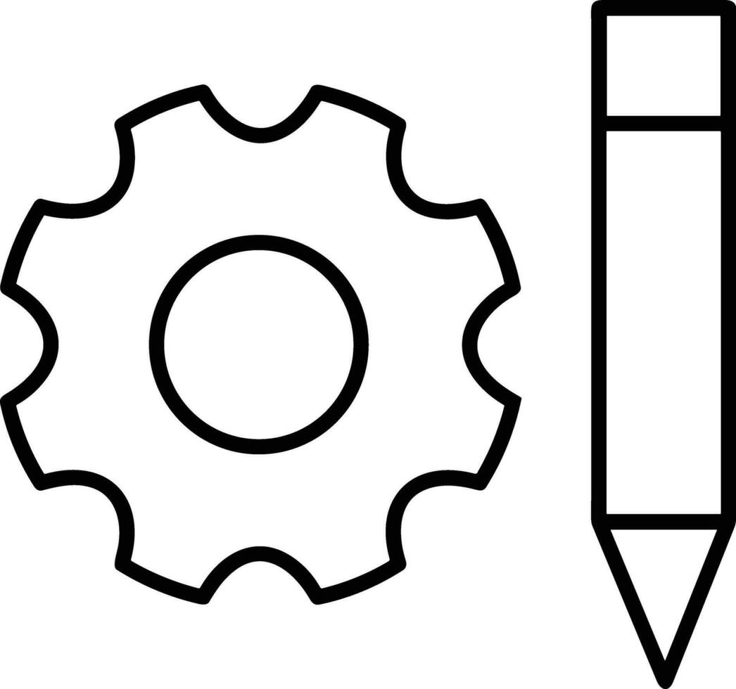 équipement réglage symbole icône vecteur image. illustration de le industriel roue mechine mécanisme conception image