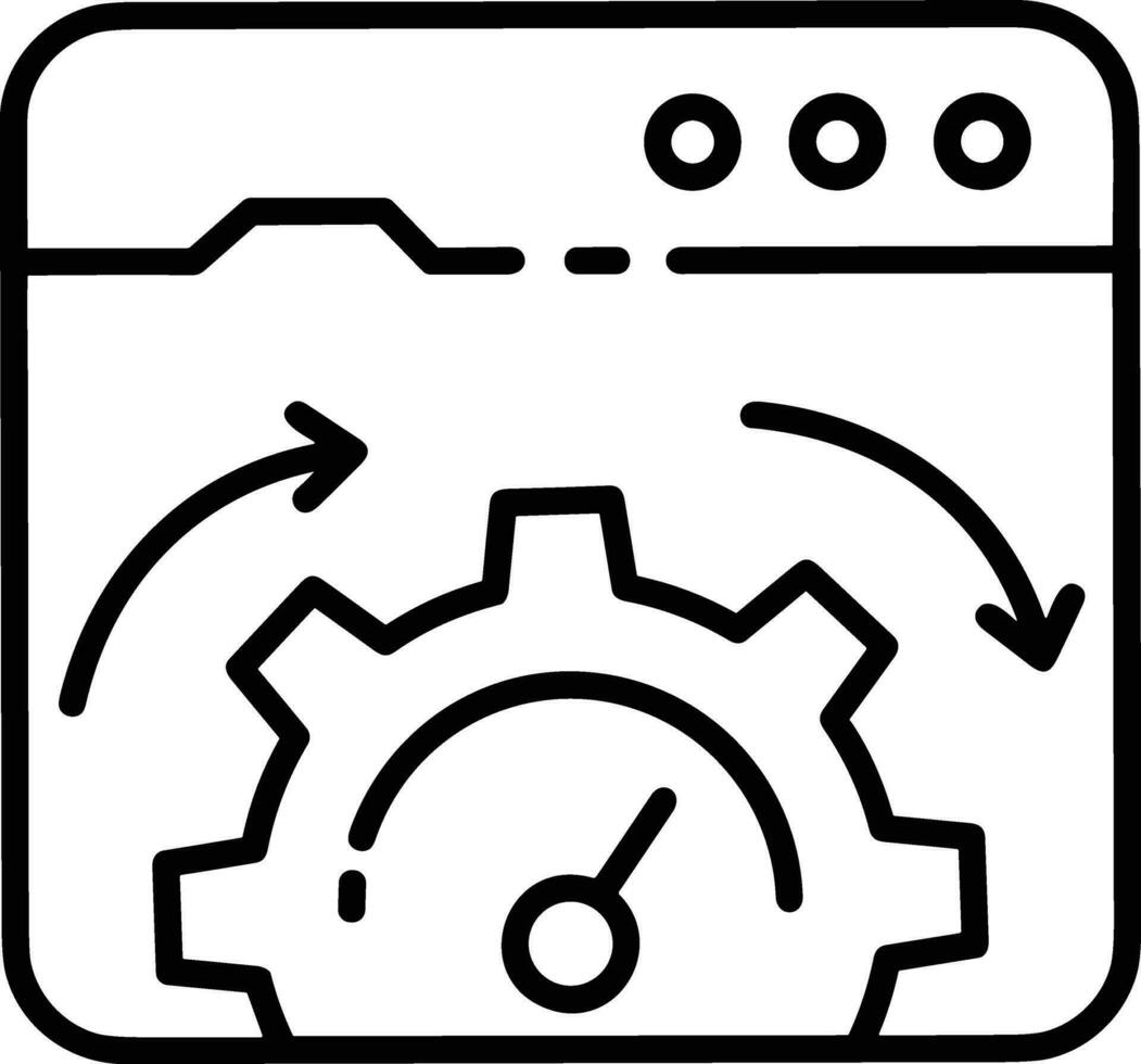 équipement réglage symbole icône vecteur image. illustration de le industriel roue mechine mécanisme conception image