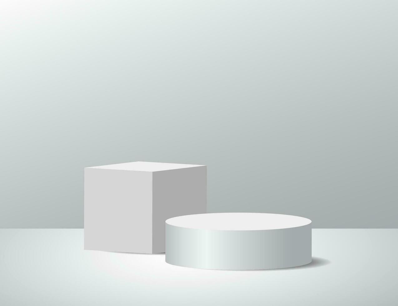 minimaliste podium et scène avec 3d vecteur le rendu abstrait Contexte composition, 3d illustration moquer en haut de géométrie Plate-forme forme scène pour produit afficher. le étape pour moderne prix