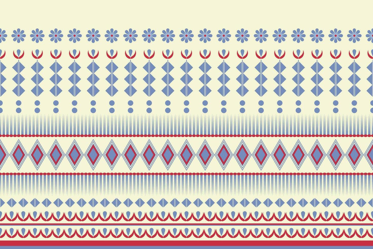 géométrique ethnique modèle traditionnel conception pour arrière-plan, tapis, fond d'écran, vêtements, emballage, batique, tissu, vecteur illustration broderie style.