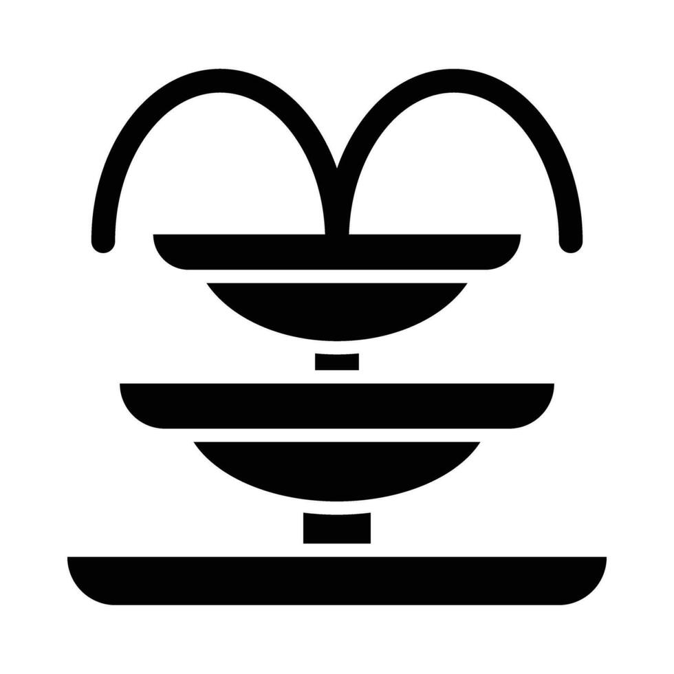 Fontaine vecteur glyphe icône pour personnel et commercial utiliser.