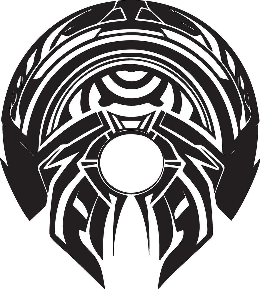 tribal tatouage conception vecteur silhouette